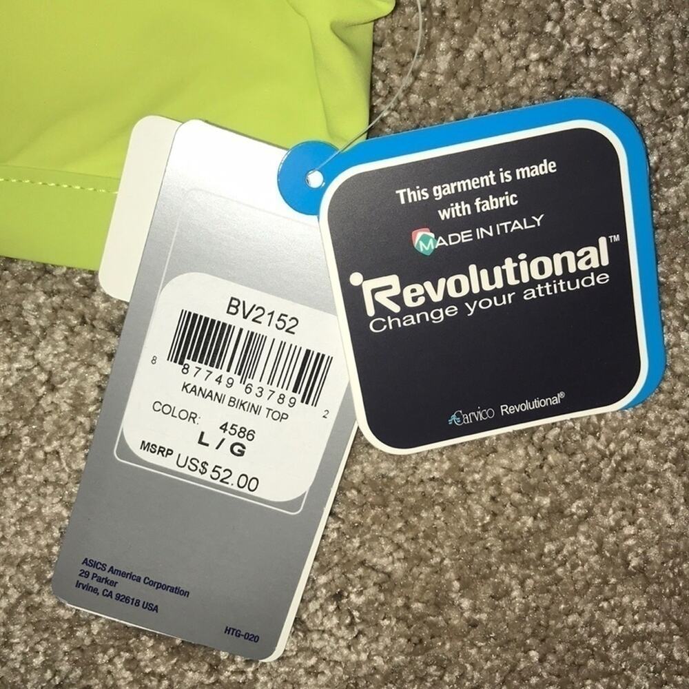 NWT Asics Reversible Bikini Top - Picture 2 of 4